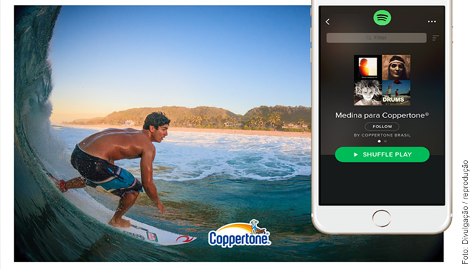 Coppertone lança trilha sonora para o verão no Spotify Coppertone