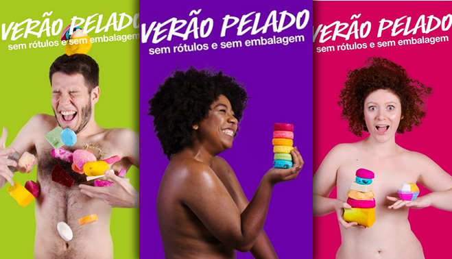 Lush lança nova campanha #VerãoPelado no Brasil Lush