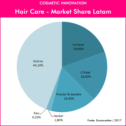 Hair Care - Market Share Latin America