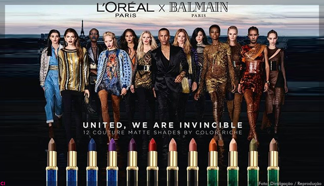 L’Oréal Paris e Balmain divulgam primeira imagem de sua colaboração