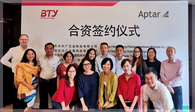 Aptar adquire 49% de participação em três empresas chinesas de embalagens de beleza