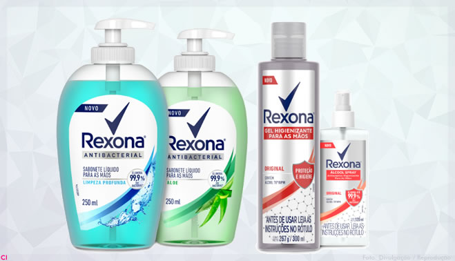 Rdesign Agência - A Rexona, marca de produtos de higiene da Unilever,  apresenta-se como a primeira no segmento de sabonetes no Brasil a ter  eficácia comprovada contra o coronavírus. Os testes clínicos