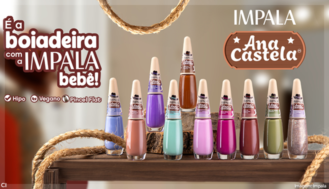 Ana Castela assina nova coleção de esmaltes da Impala