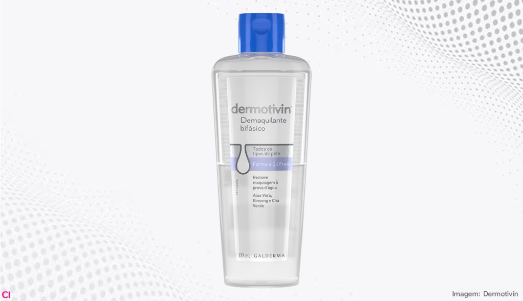 Dermotivin lança novo demaquilante bifásico que remove 100% da maquiagem e impurezas