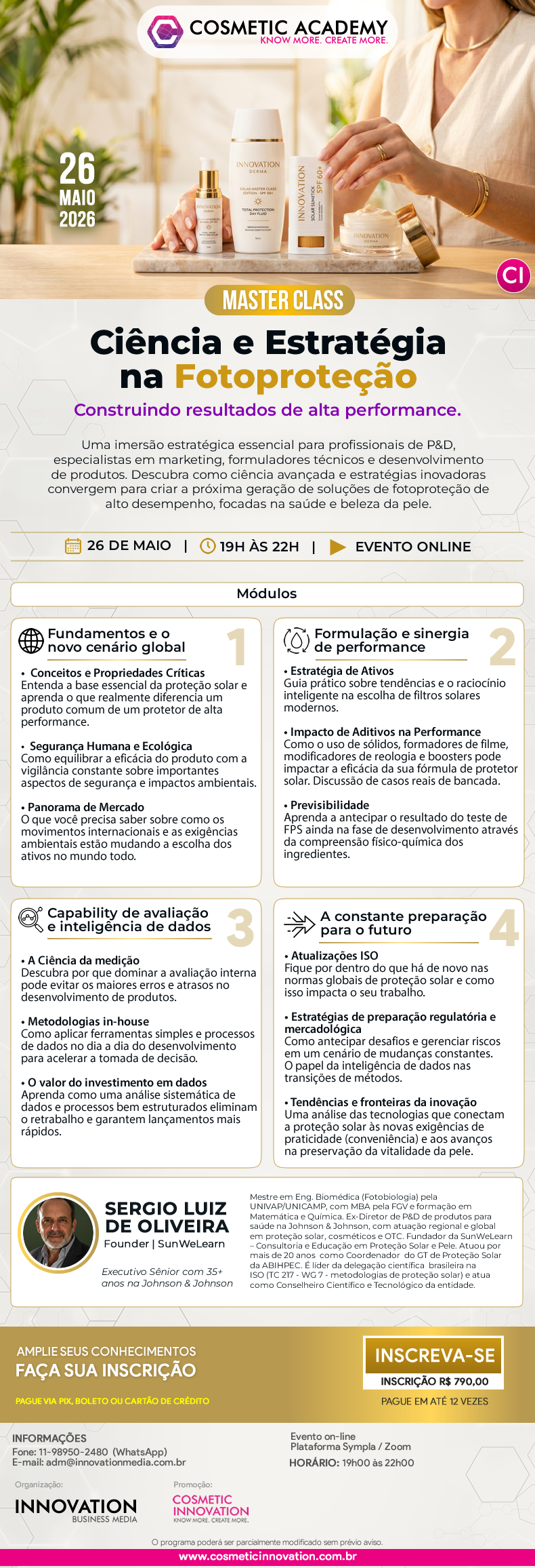 Master Class - Proteção Solar