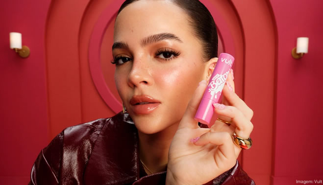 De Baton® aos lábios: Mel Maia é a nova Beauty Voice da Vult