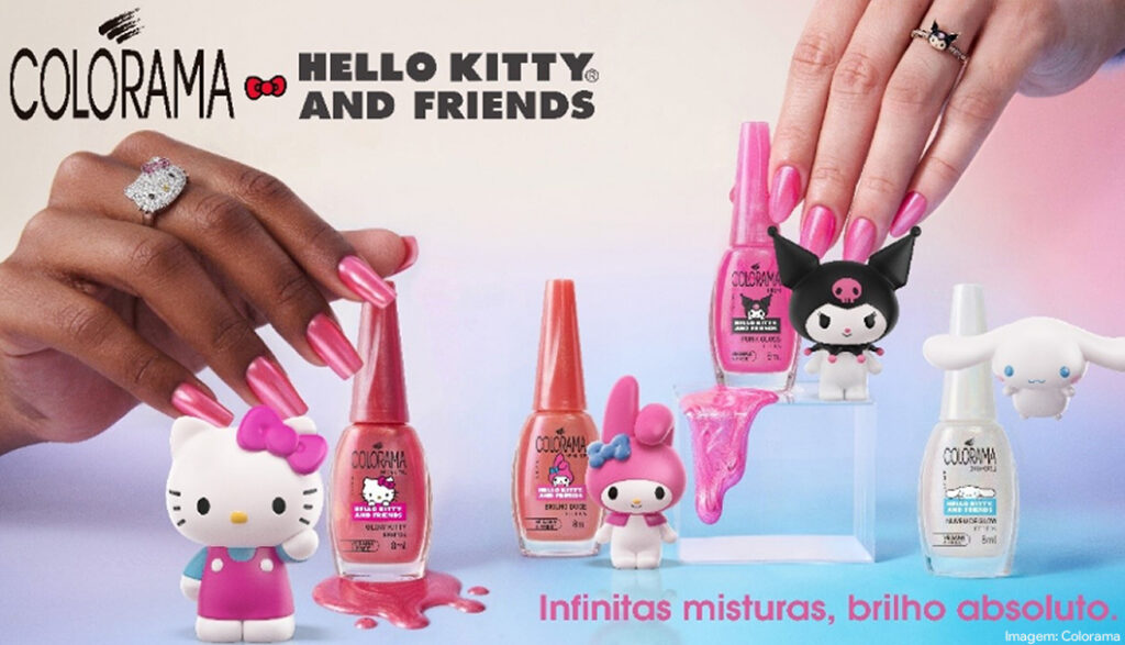 Colorama lança coleção Hello Kitty & Friends com tecnologia inédita