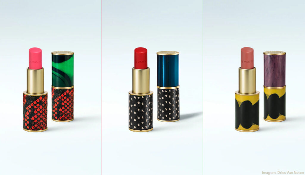 Dries Van Noten lança balms com cor e embalagem reutilizável
