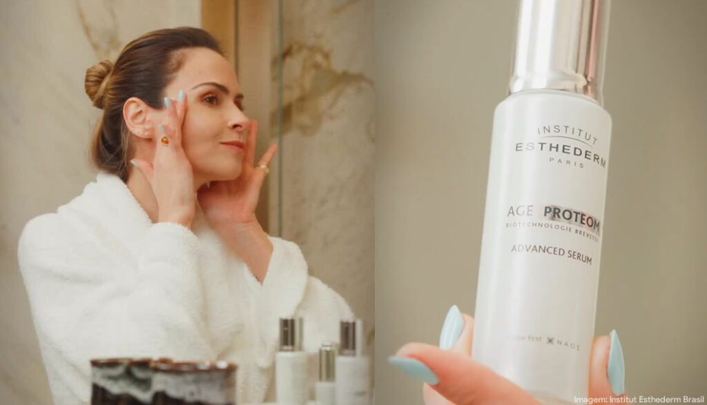 Institut Esthederm reforça Age Proteom com Ana Paula Renault