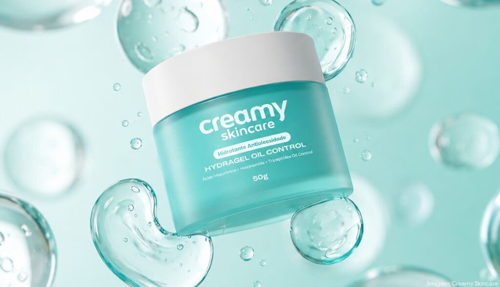 Creamy amplia linha de skincare com novo Hydragel Oil Control