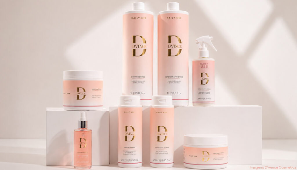 D’vence amplia hair care com linha Daily Use anti frizz