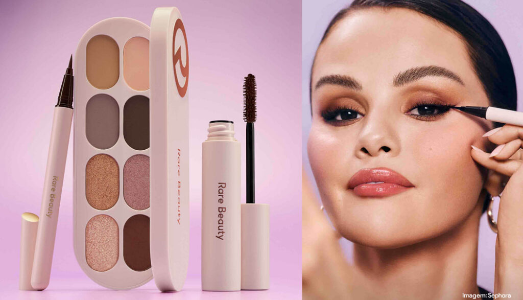 Rare Beauty lança Neutral Eye Collection no Brasil