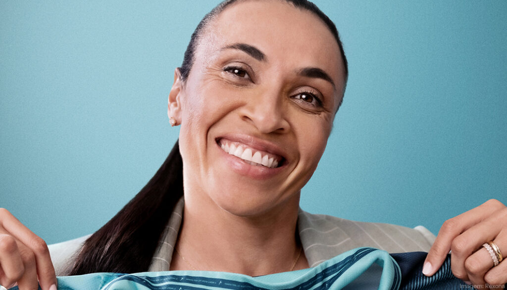 Marta é anunciada como nova embaixadora de Rexona na Copa do Mundo Feminina