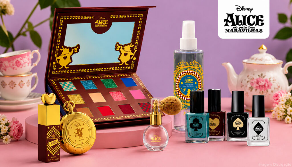 Avon lança coleção inspirada em Alice no País das Maravilhas