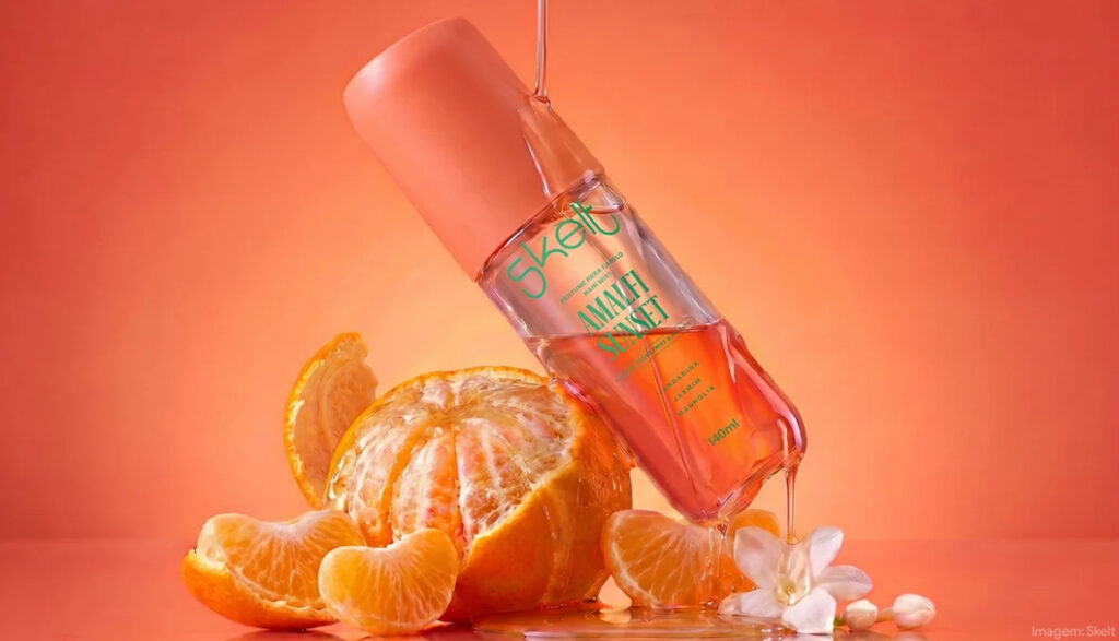 Skelt estreia na perfumaria capilar com Amalfi Sunset