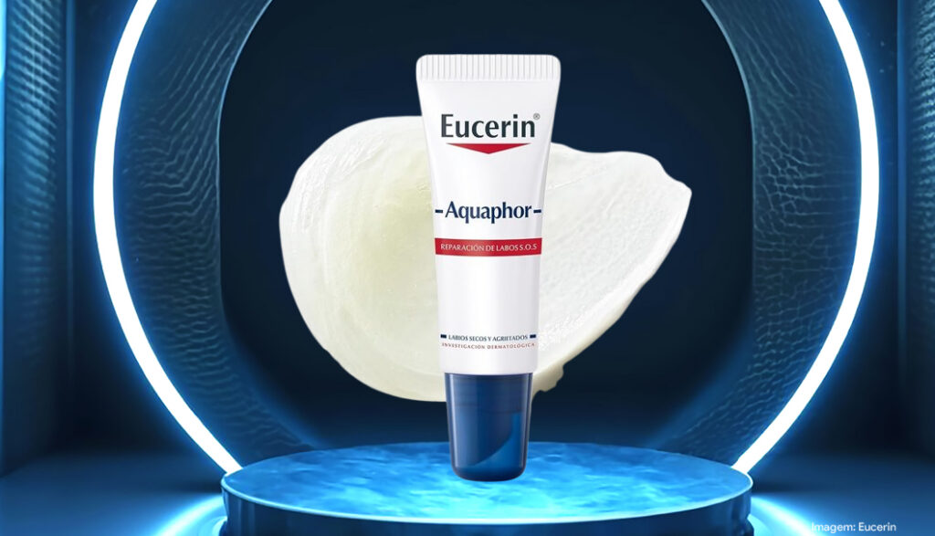 Eucerin Aquaphor reparador labial agora faz parte do portfólio regular da marca