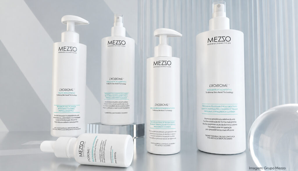 Grupo Mezzo lança EXOBIOME e apresenta a limpeza de pele regenerativa