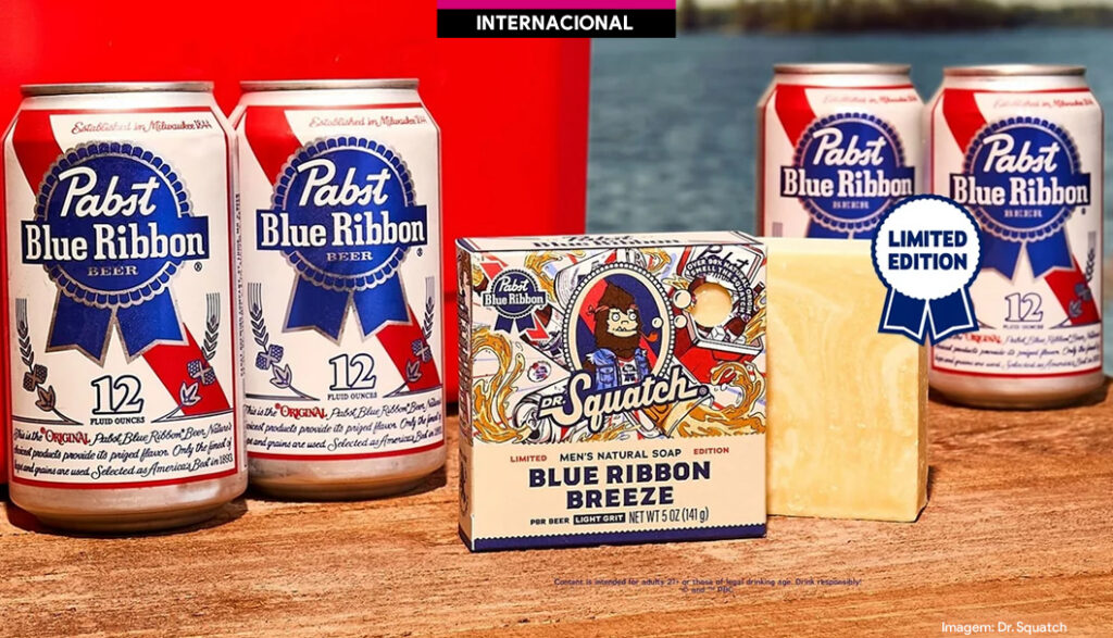 Dr. Squatch e Pabst Blue Ribbon lançam sabonete com cerveja nos EUA