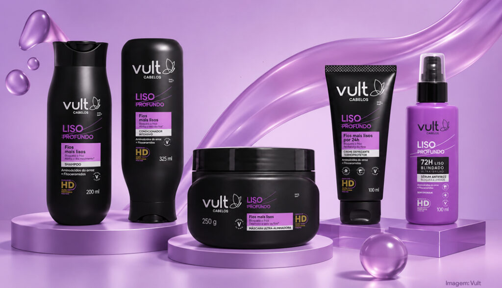 Vult apresenta solução para controlar o frizz por até 24 horas sem rituais longos