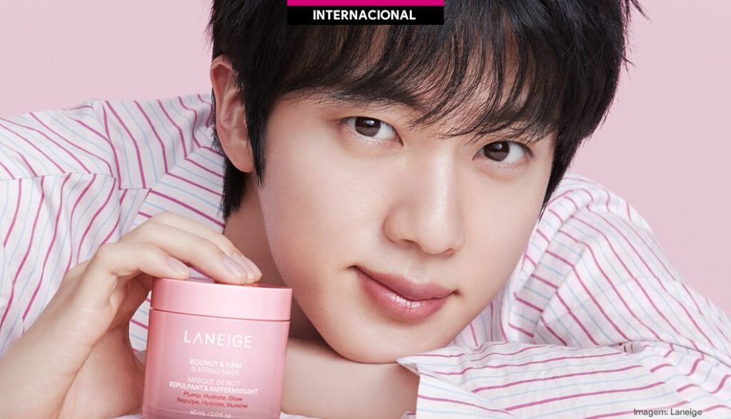 Laneige amplia linha Bouncy & Firm em campanha com Jin, do BTS