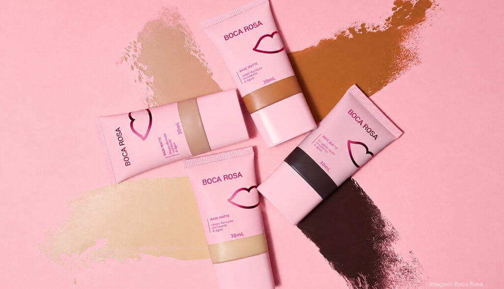 Boca Rosa resgata produtos icônicos e amplia diversidade com 50 tons de base