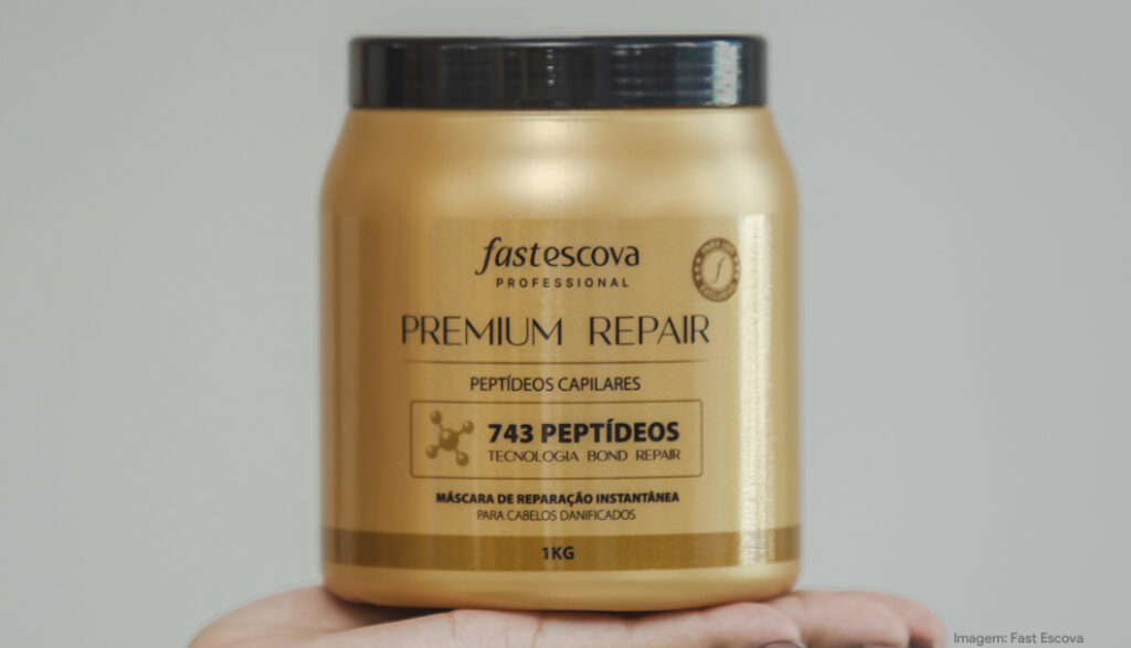 Fast Escova lança Premium Repair, tratamento de nova geração com 743 peptídeos para reparação capilar