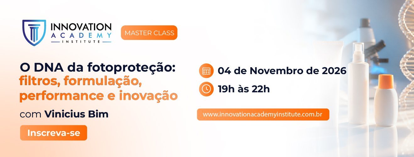 Master Class - O DNA da fotoproteção: filtros, formulação, performance e inovação