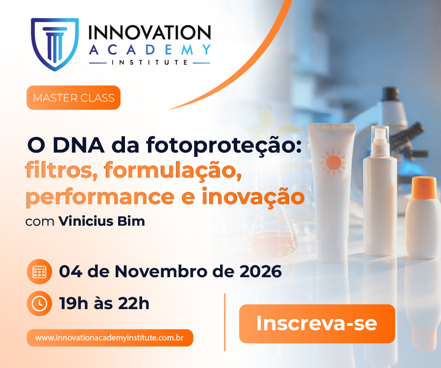 Master Class - O DNA da fotoproteção: filtros, formulação, performance e inovação
