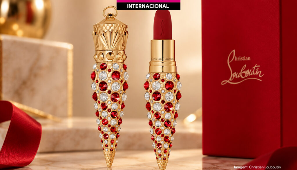 Christian Louboutin lança batom com cristais em edição limitada
