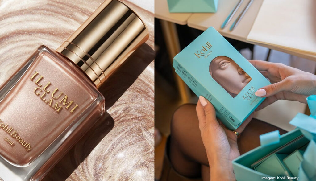 Kohll Beauty lança iluminador blindado durante a Paris Fashion Week