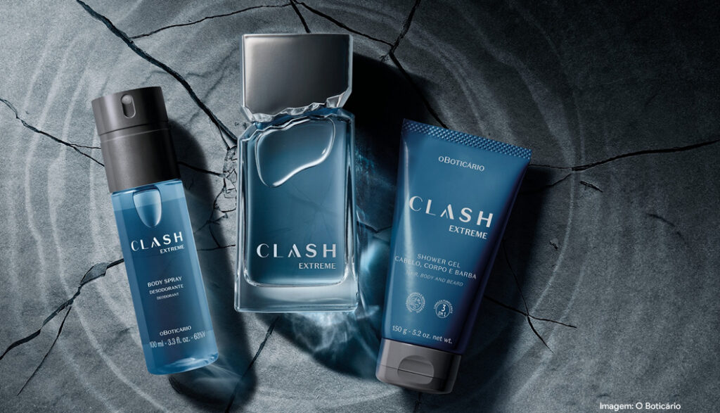 O Boticário apresenta Clash Extreme, com blend aromático duas vezes mais concentrado