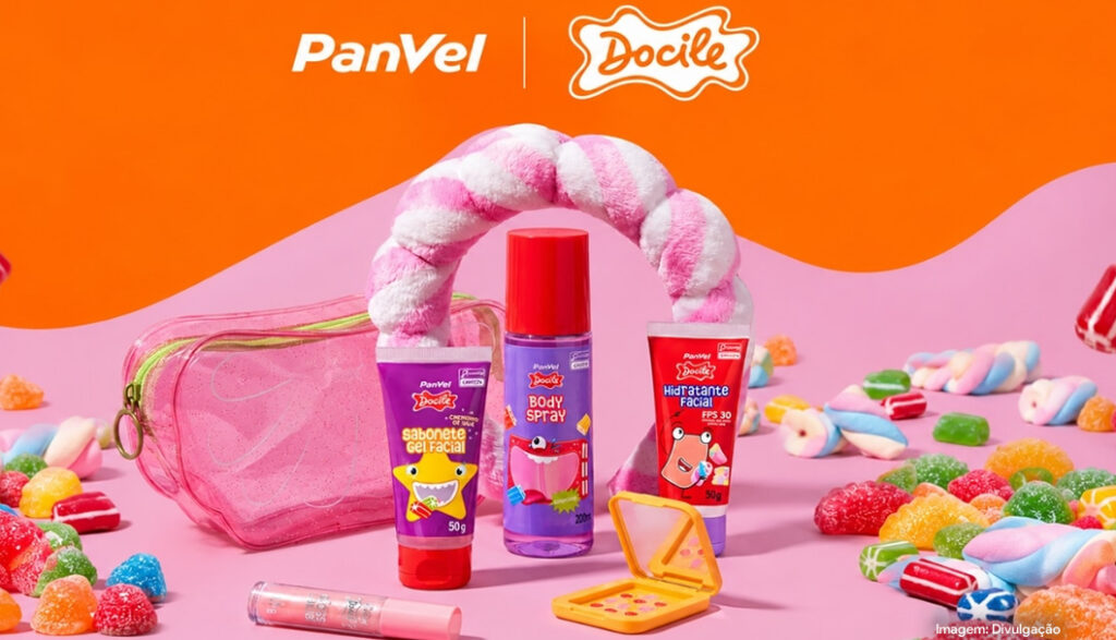 Panvel e Docile lançam linha de cosméticos inspirada em doces