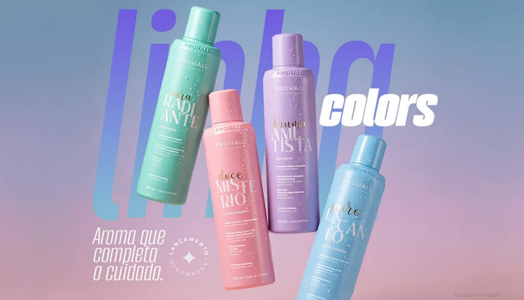Prohall amplia linha Hair Splash Colors com lançamentos para rotina capilar