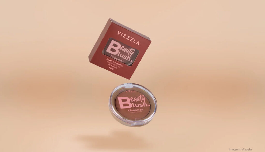 Vizzela transforma blush Cinnamon em versão compacta